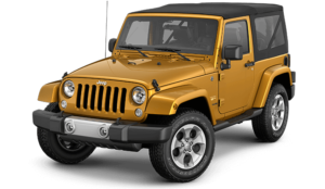 Bronze-colored Jeep Wrangler.